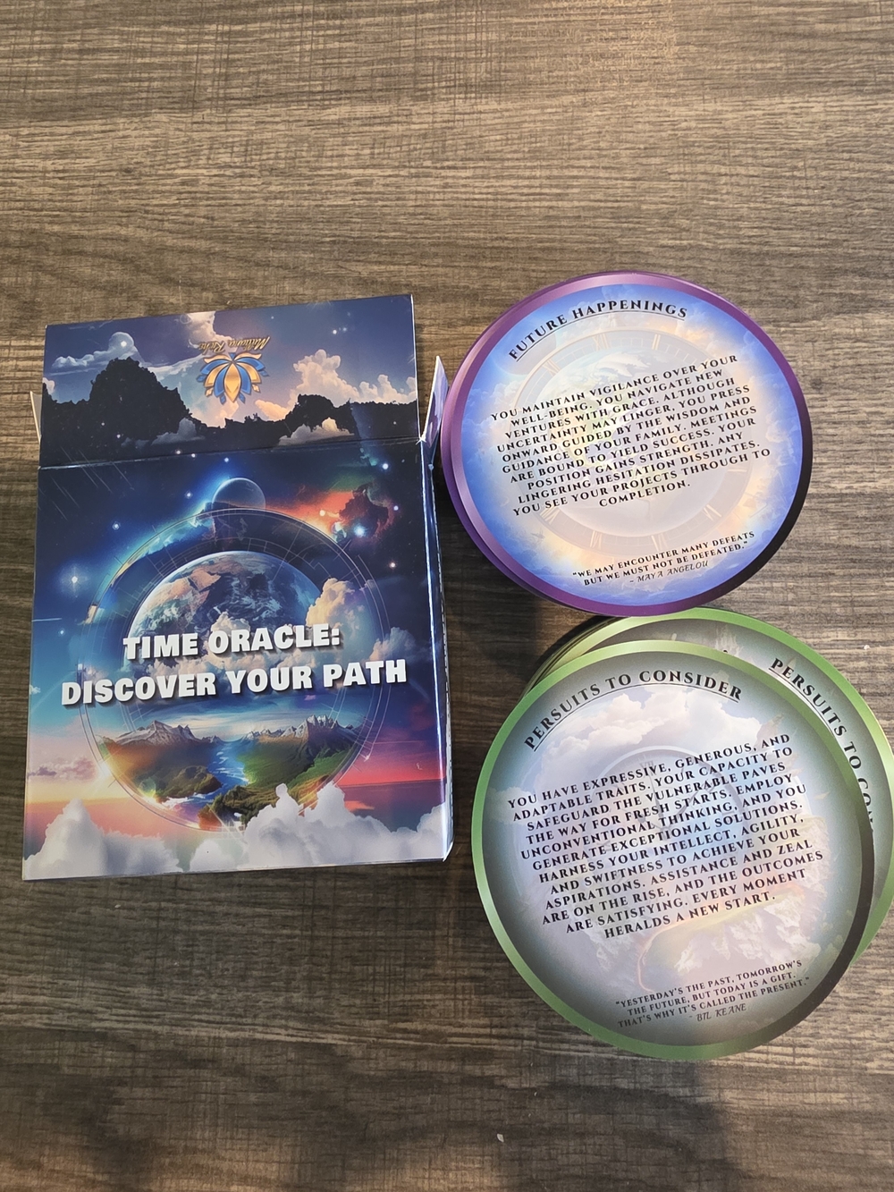 Time Oracle: Discover Your Path" Cards Deck